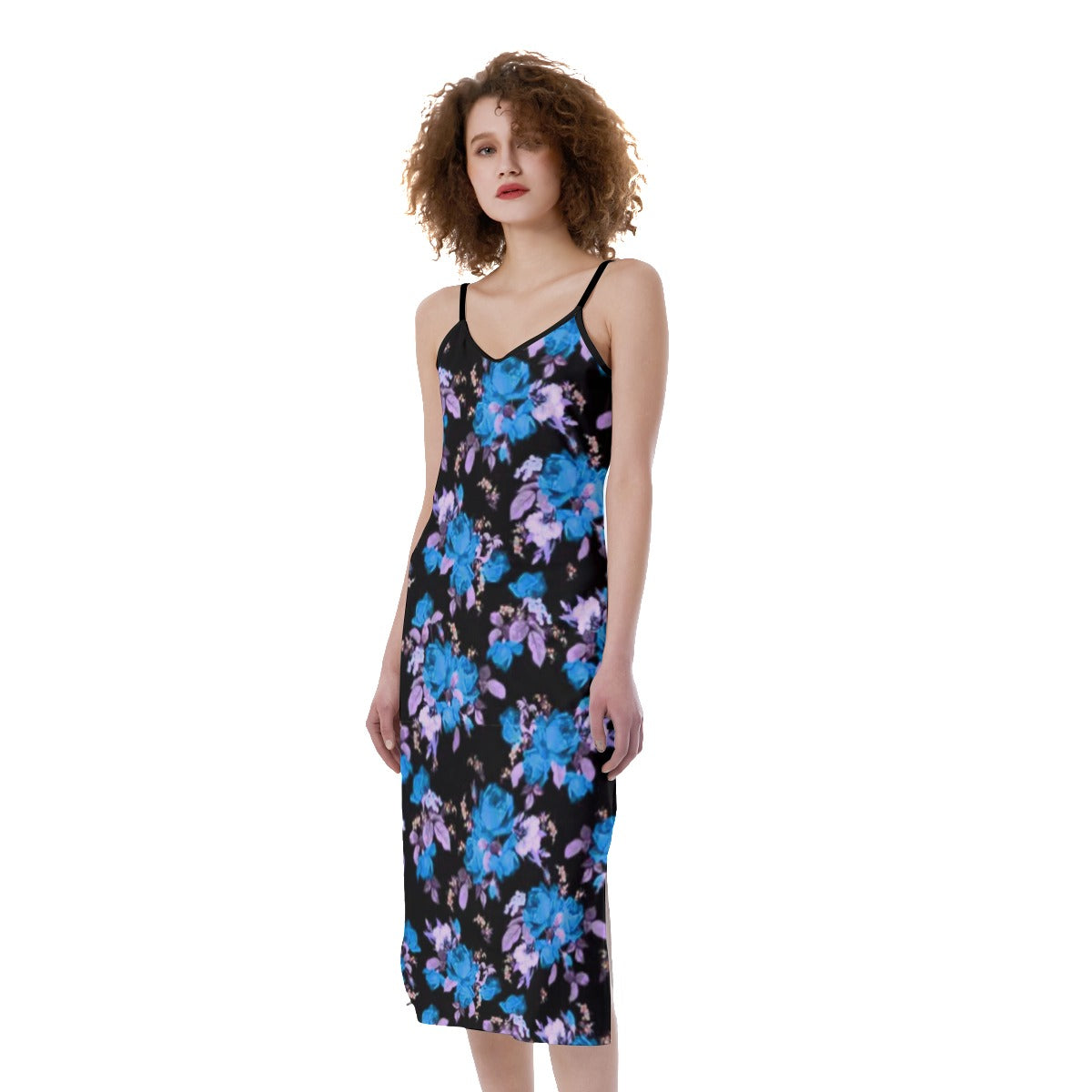 Beautiful Floral Roses Women's Cami Dress