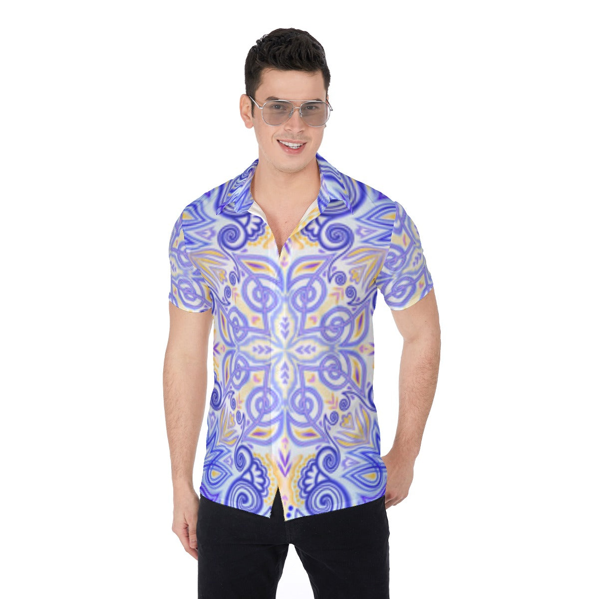 King Me Men's Button Up Shirt