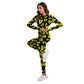 Broken Hearts Women's Sport Set With Backless Top And Leggings