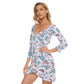 Spring Time Women's Off-shoulder Long Sleeve Dress