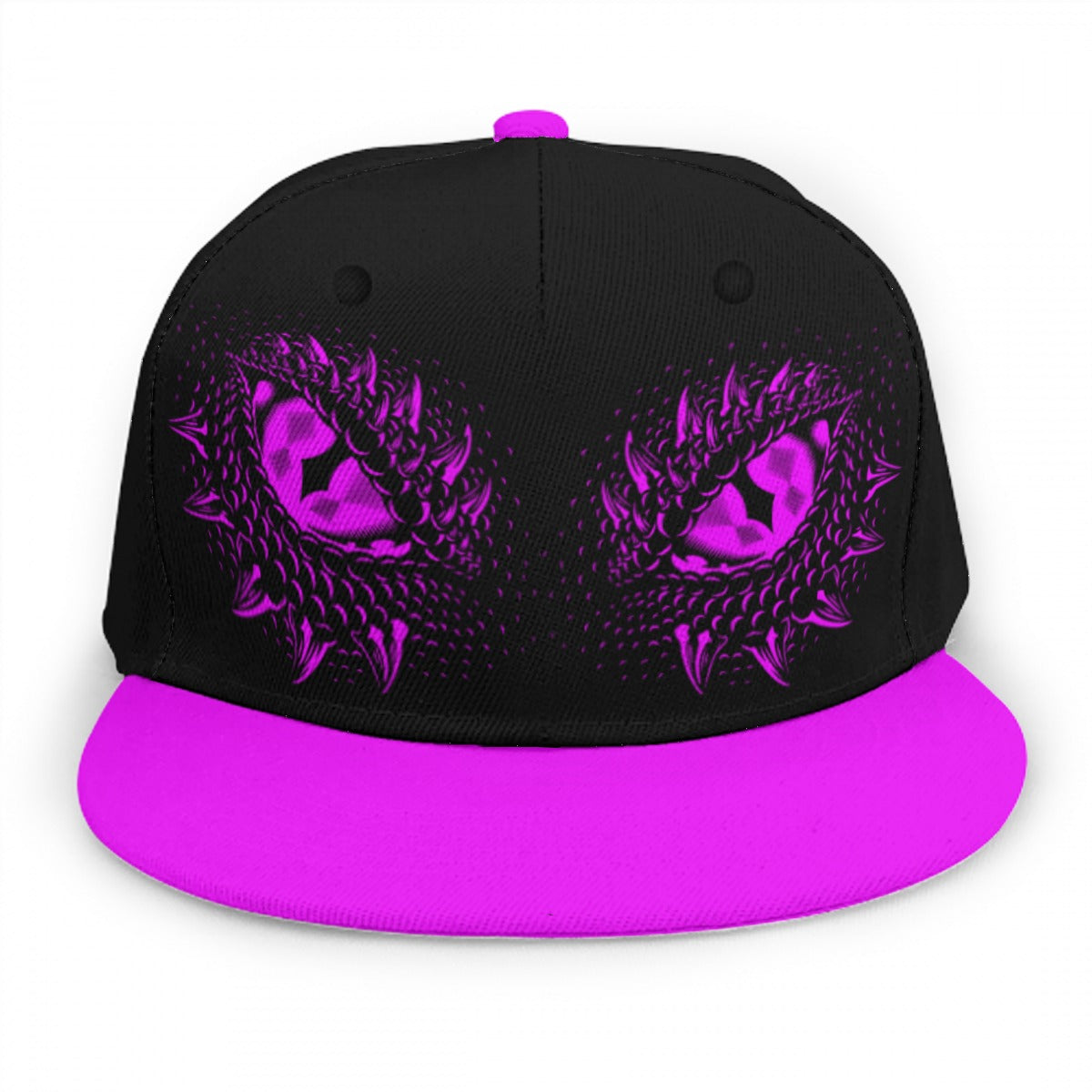 Purple & Black Dragons Eyes Snap Back