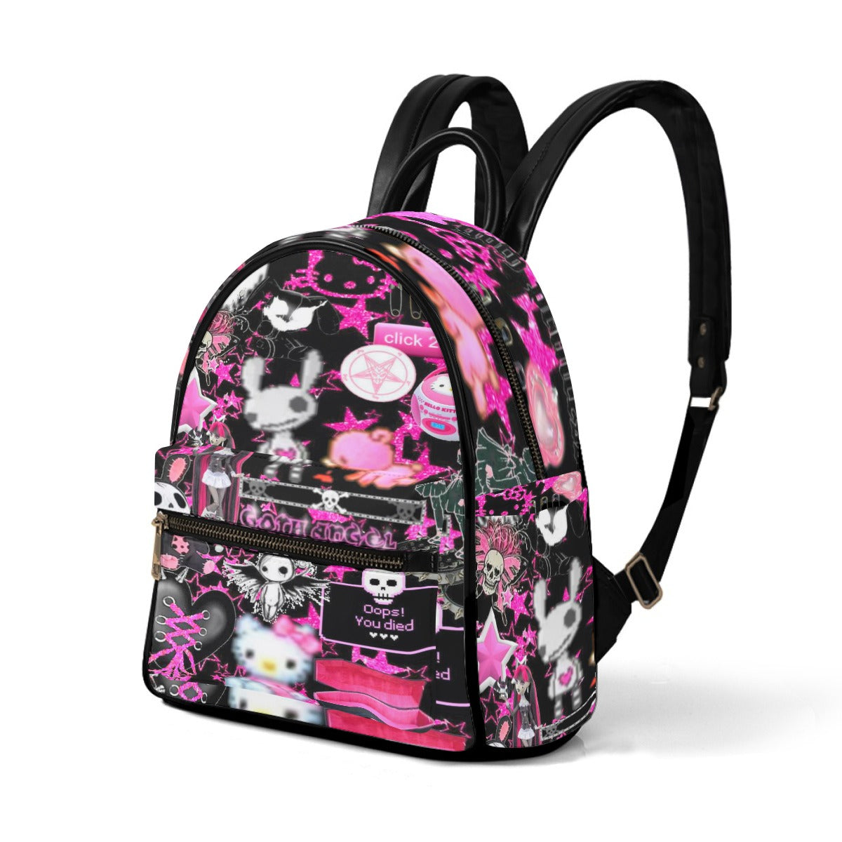 Punk Style Small Size Backpack