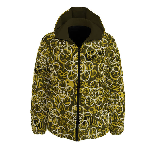 Graffiti Flowers Winter Time Jacket Unisex