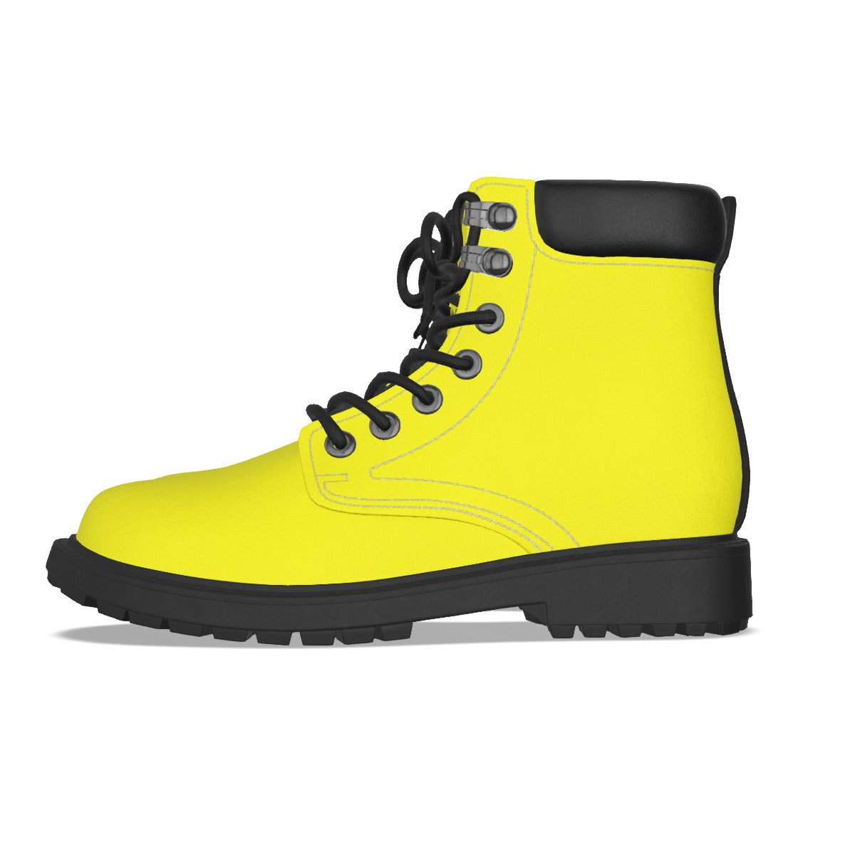 Krown Me King Yellow and Black Women's Short Boots