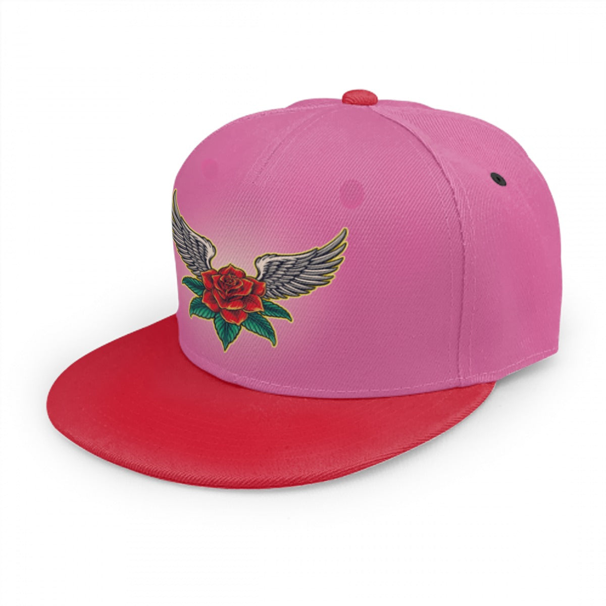 Pink Angel Roses Snap Back