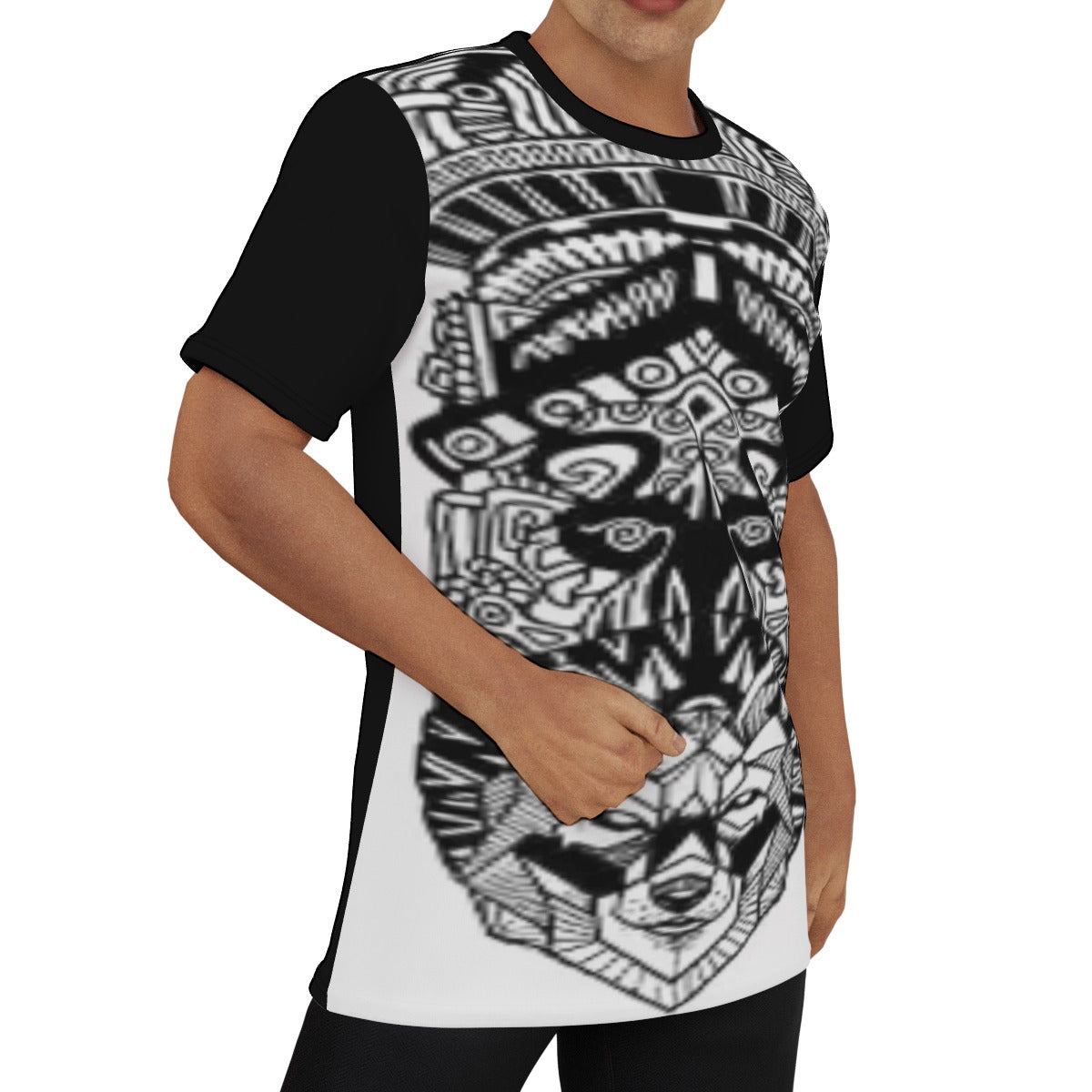 Men's Tattoo Style O-Neck T-Shirt