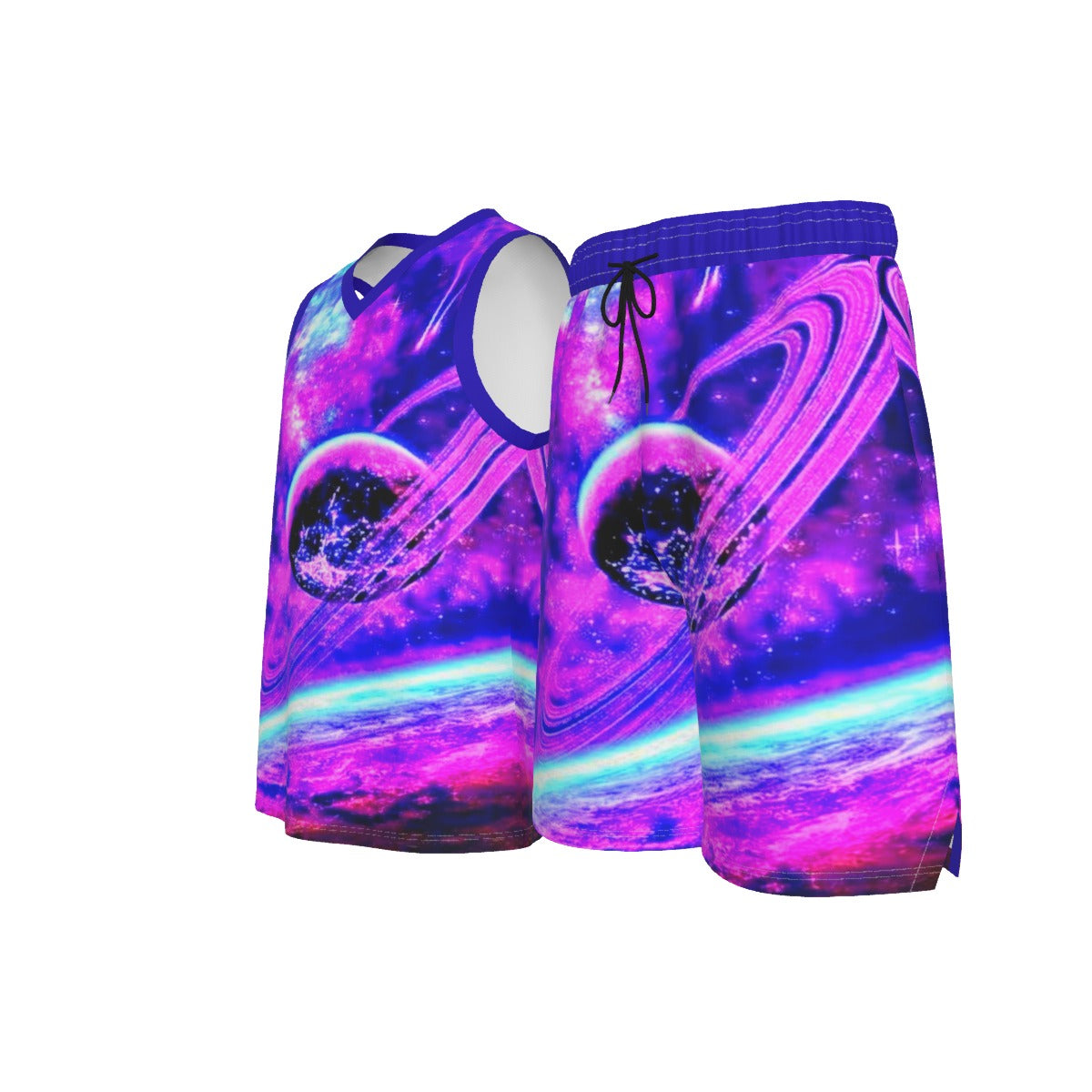 Outside Space Men's V Neck Basketball Suit