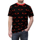 Black & Red Planet Cut & Sew Tee