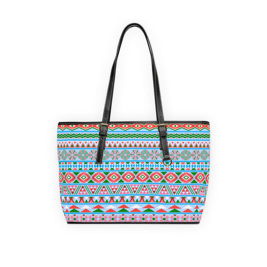 Ethnic Tribal PU Leather Shoulder Bag