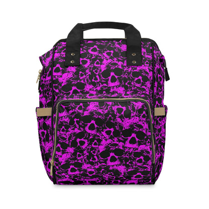 Purple Skull Gang Multifunctional Backpack