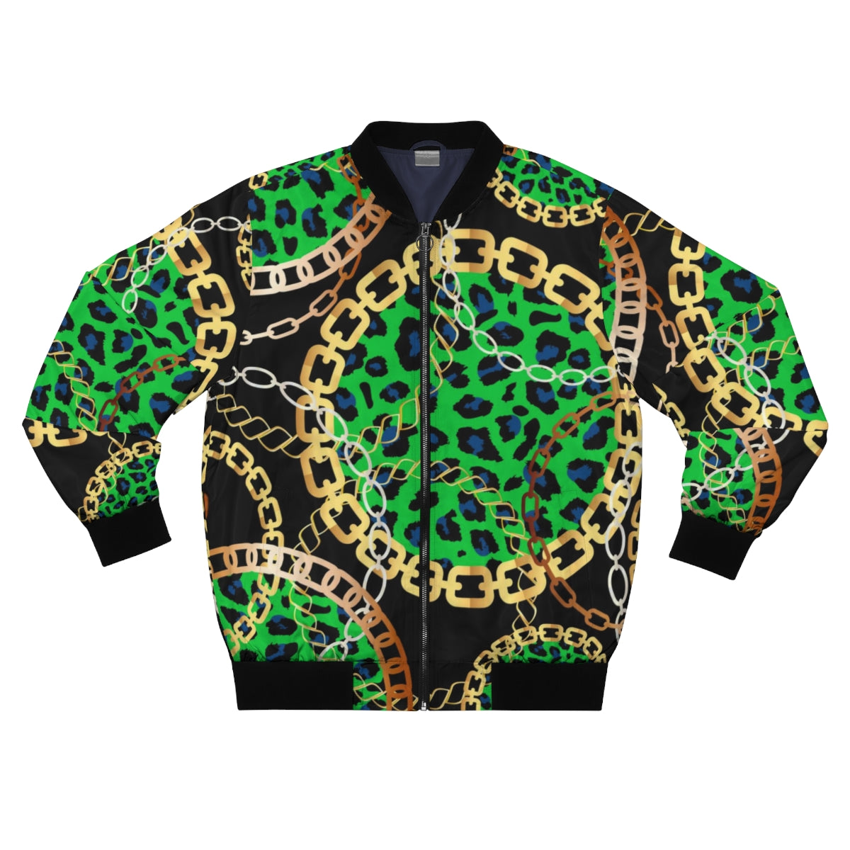 Bellafontes Animal Print Bomber Jacket