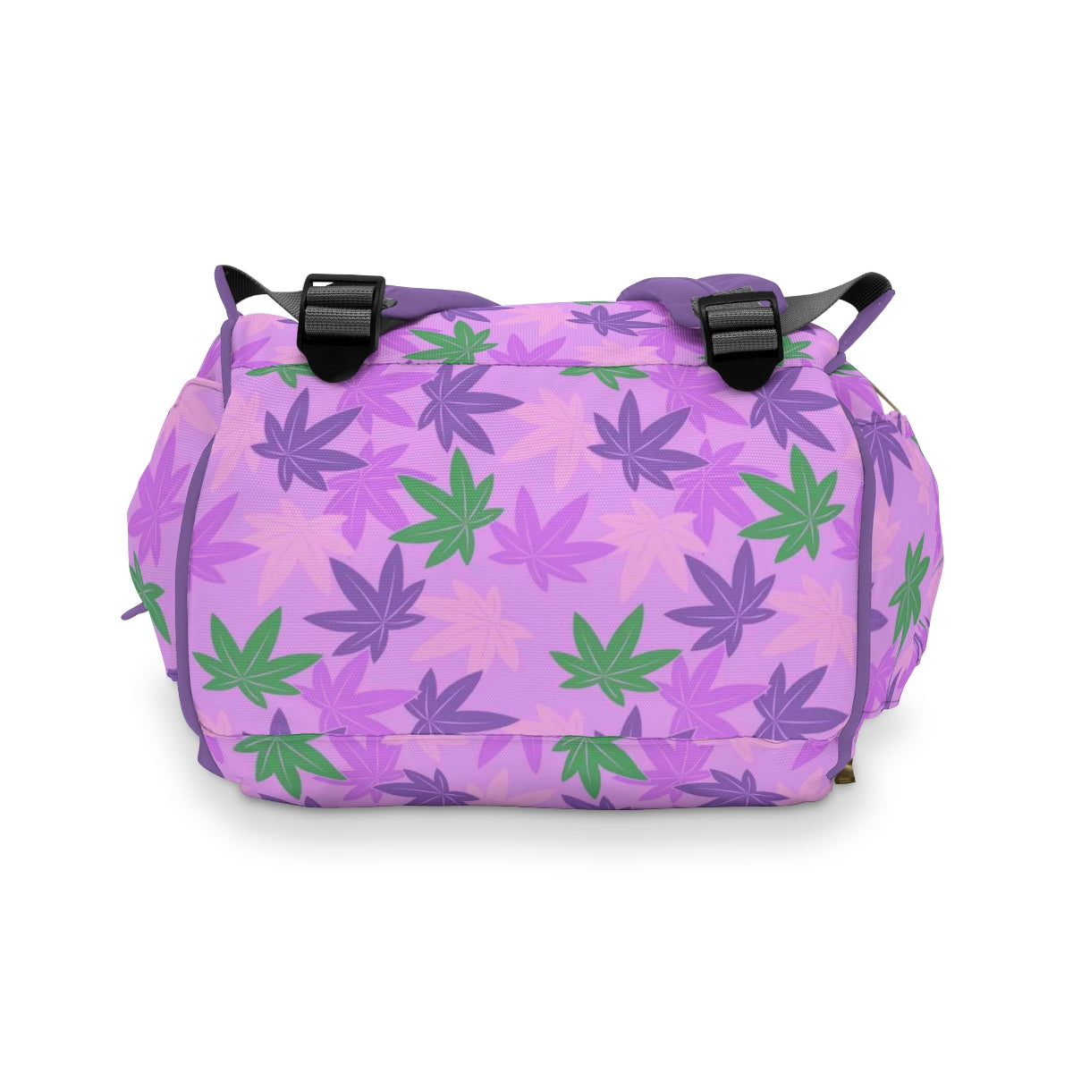 Colorful Pot Leaves Multifunctional Backpack