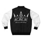 Krown Me King Men's Black & White Bomber Jacket