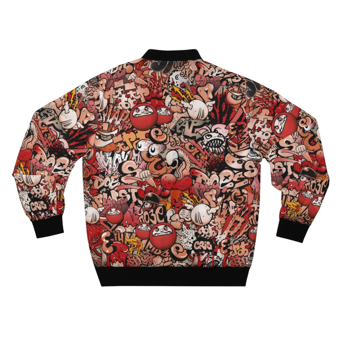 Graffiti Style Bomber Jacket