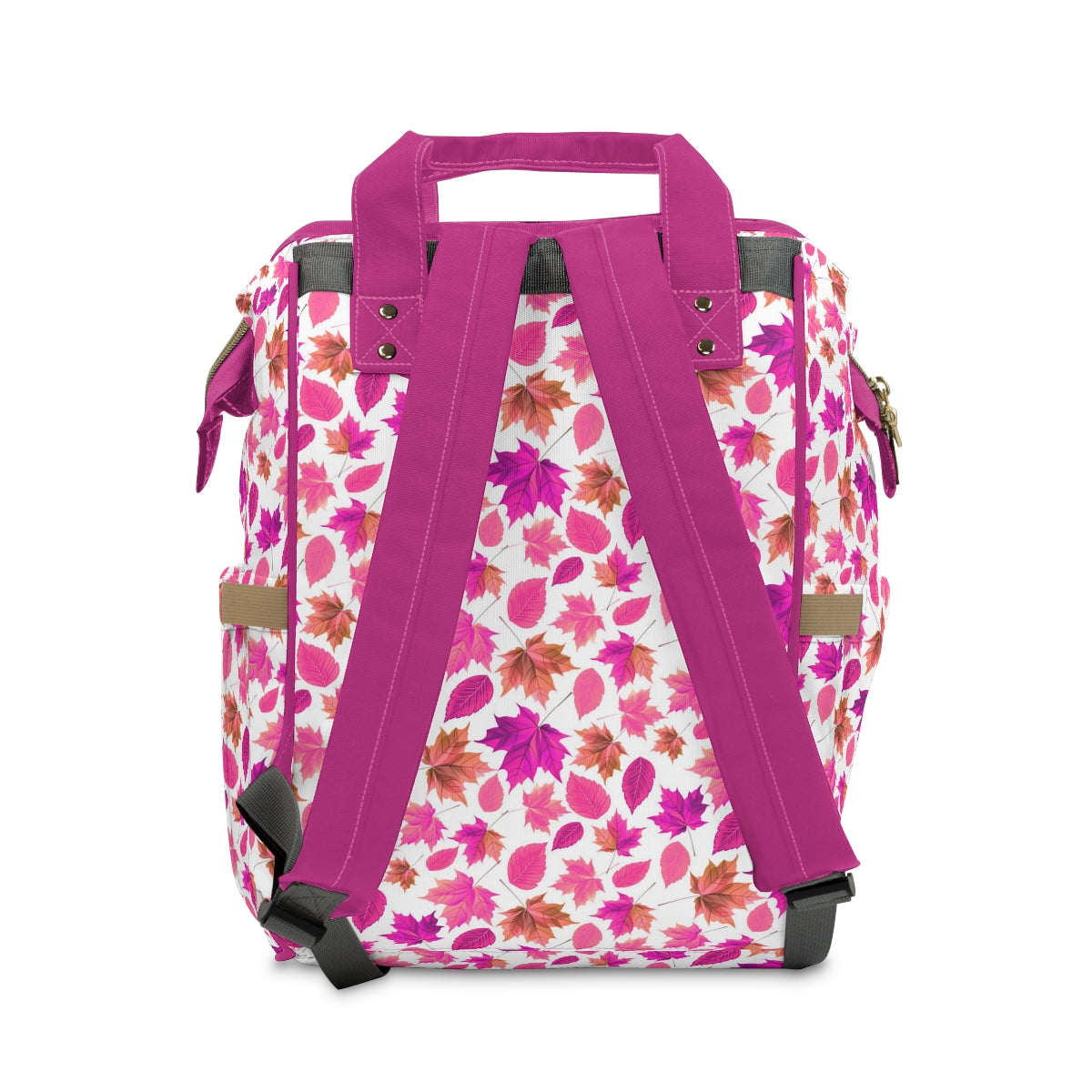 Colorful Autumn Leaves Multifunctional Backpack