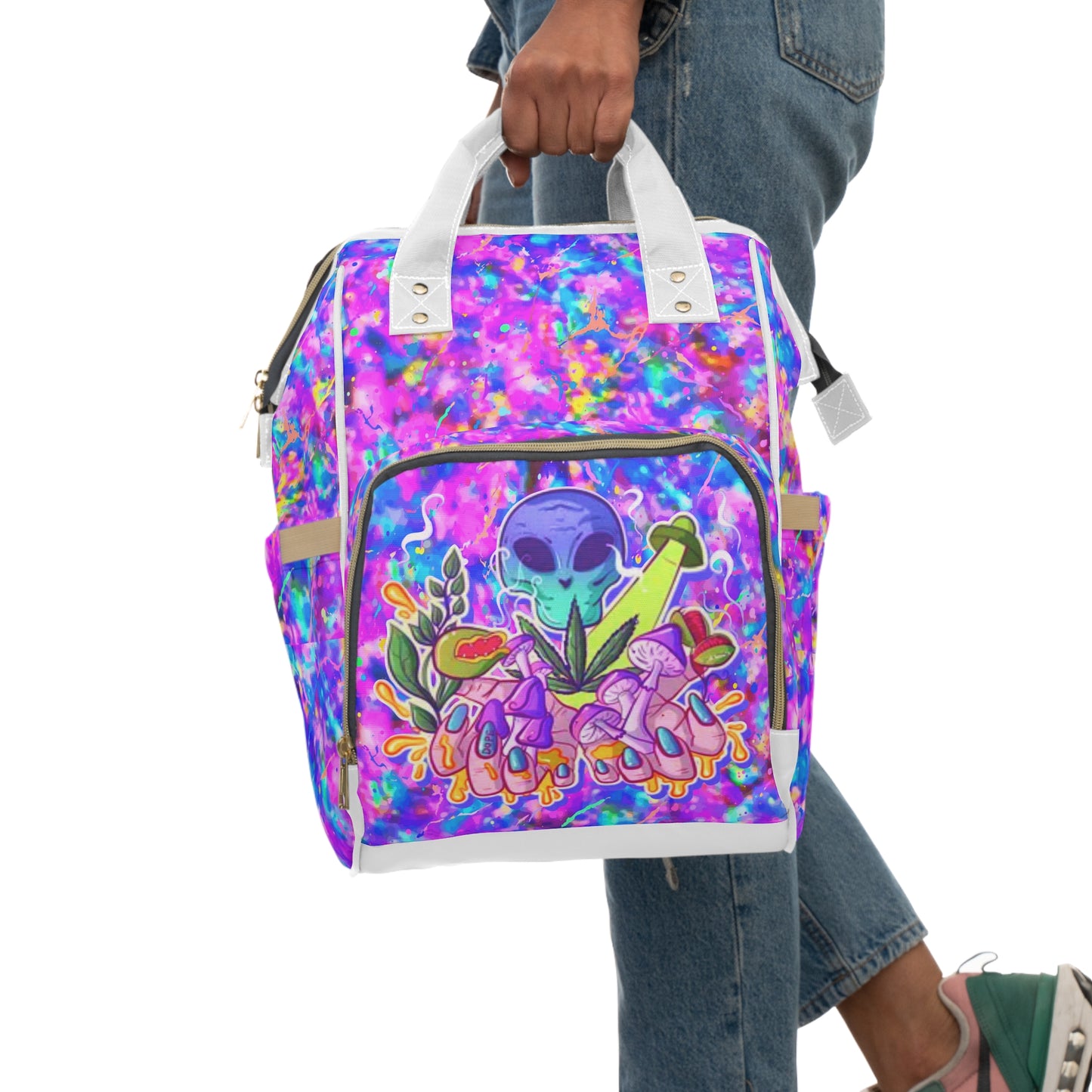 Psychedelic Multifunctional Backpack