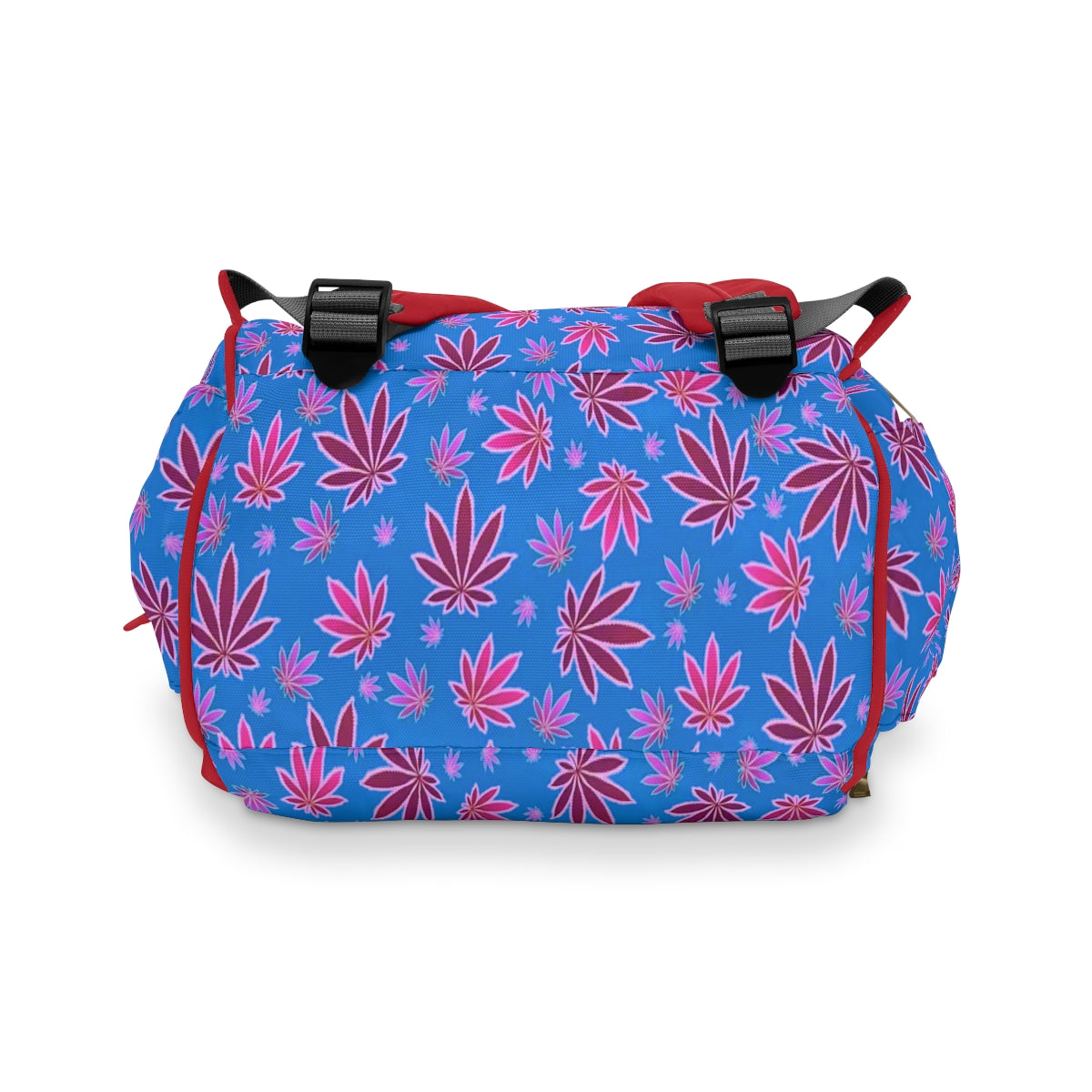 Colorful Pot Leaves Multifunctional Backpack