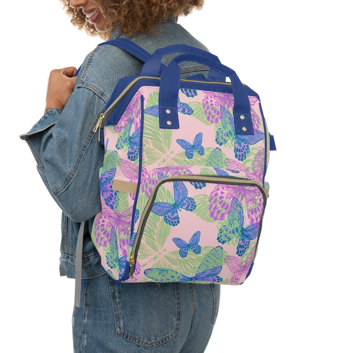 Colorful Butterflies Multifunctional Backpack