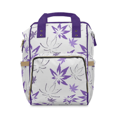 Colorful Pot Leaves Multifunctional Backpack