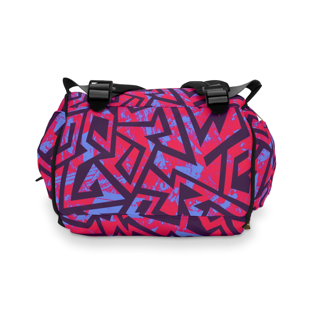 Colorful Geometric Multifunctional Backpack