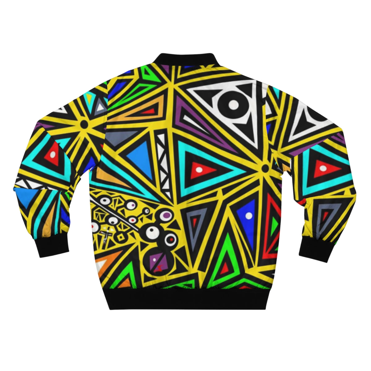 Abstract Bomber Jacket