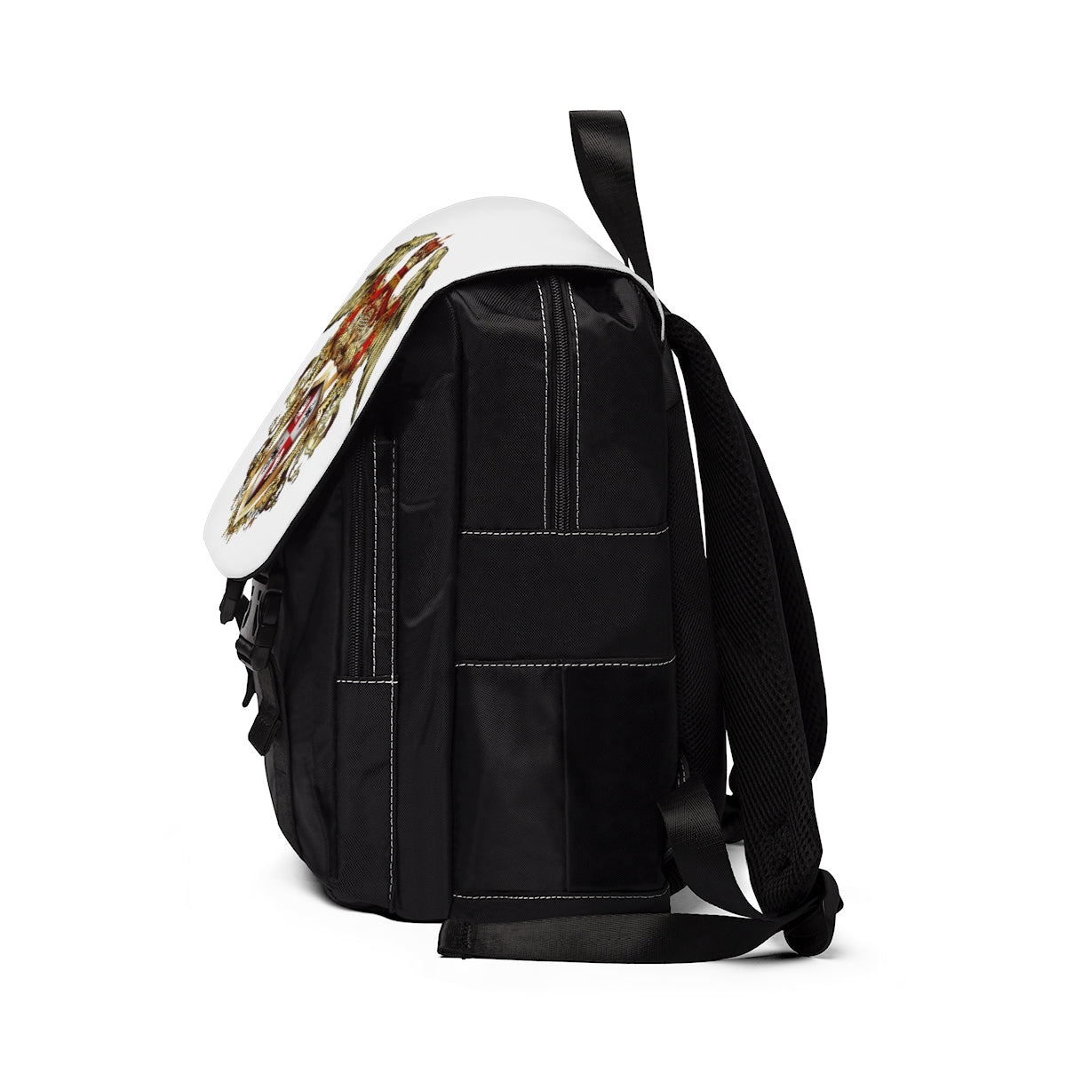 Royalty Made Shield Casual Shoulder Backpack