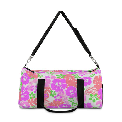 Tropical Hawaiian Flowers Duffel Bag