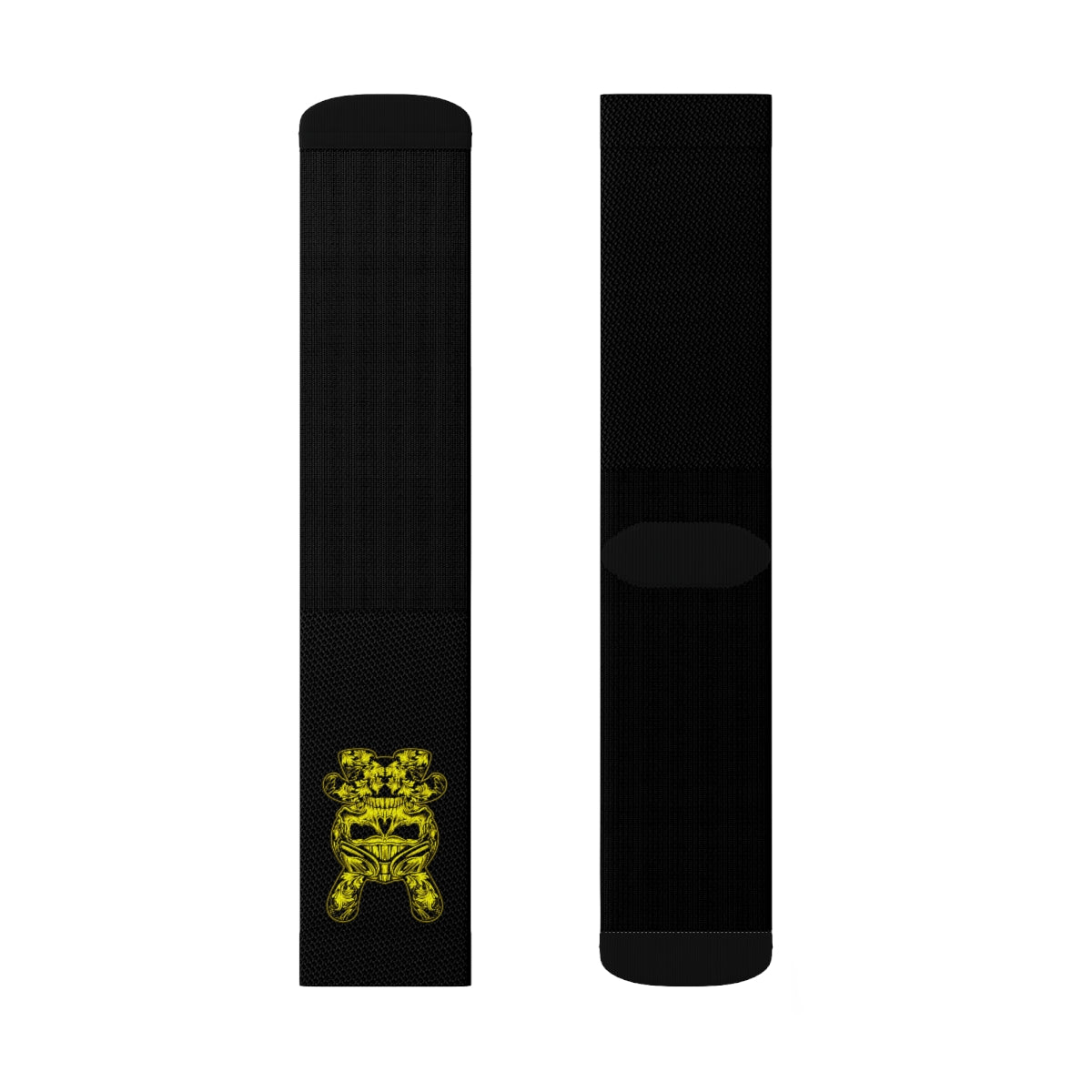 B RABB Black & Yellow Crew Socks