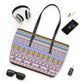 Ethnic Tribal PU Leather Shoulder Bag