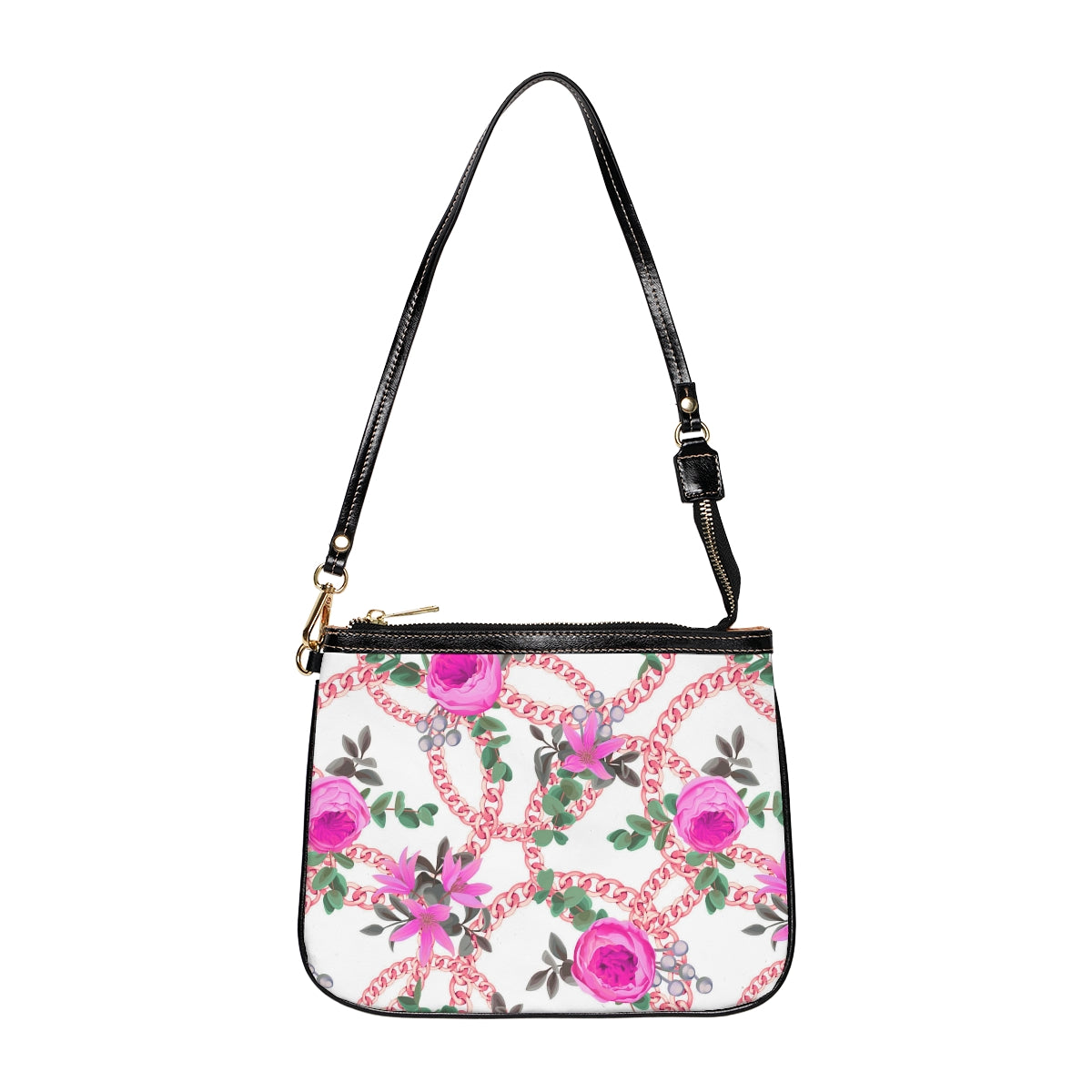 Royal Chains & Roses Small Shoulder Bag