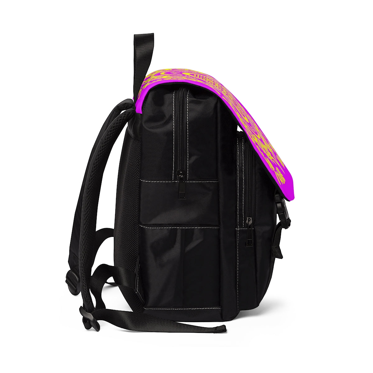 Purple & Gold We Are Royalty Unisex Casual Shoulder Backpack