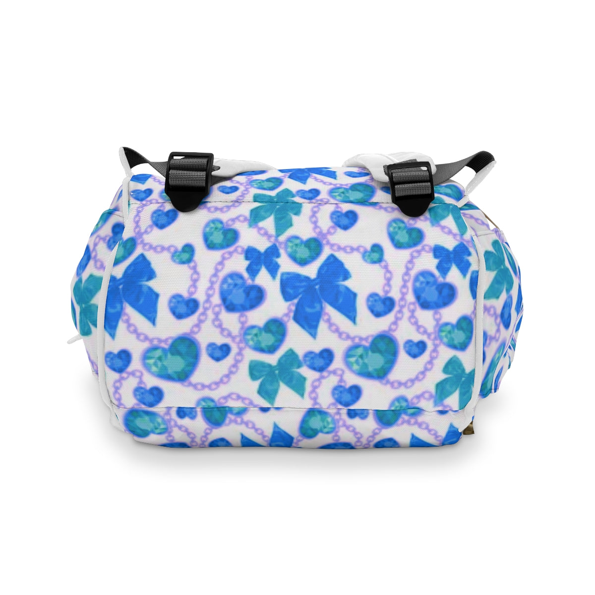 Blue Hearts & Bowes Multifunctional Backpack