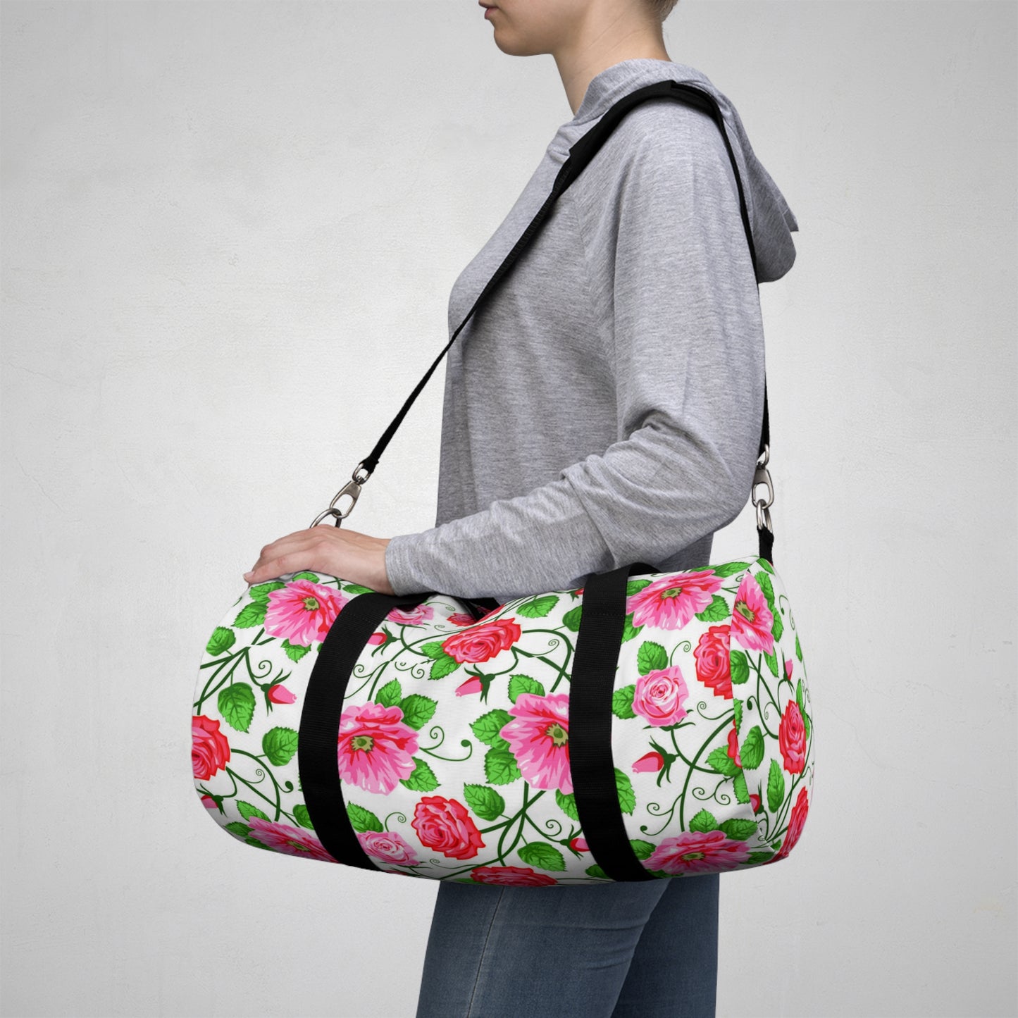 Cute Roses Duffel Bag