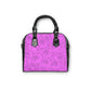 Pink & Black Roses Shoulder Handbag