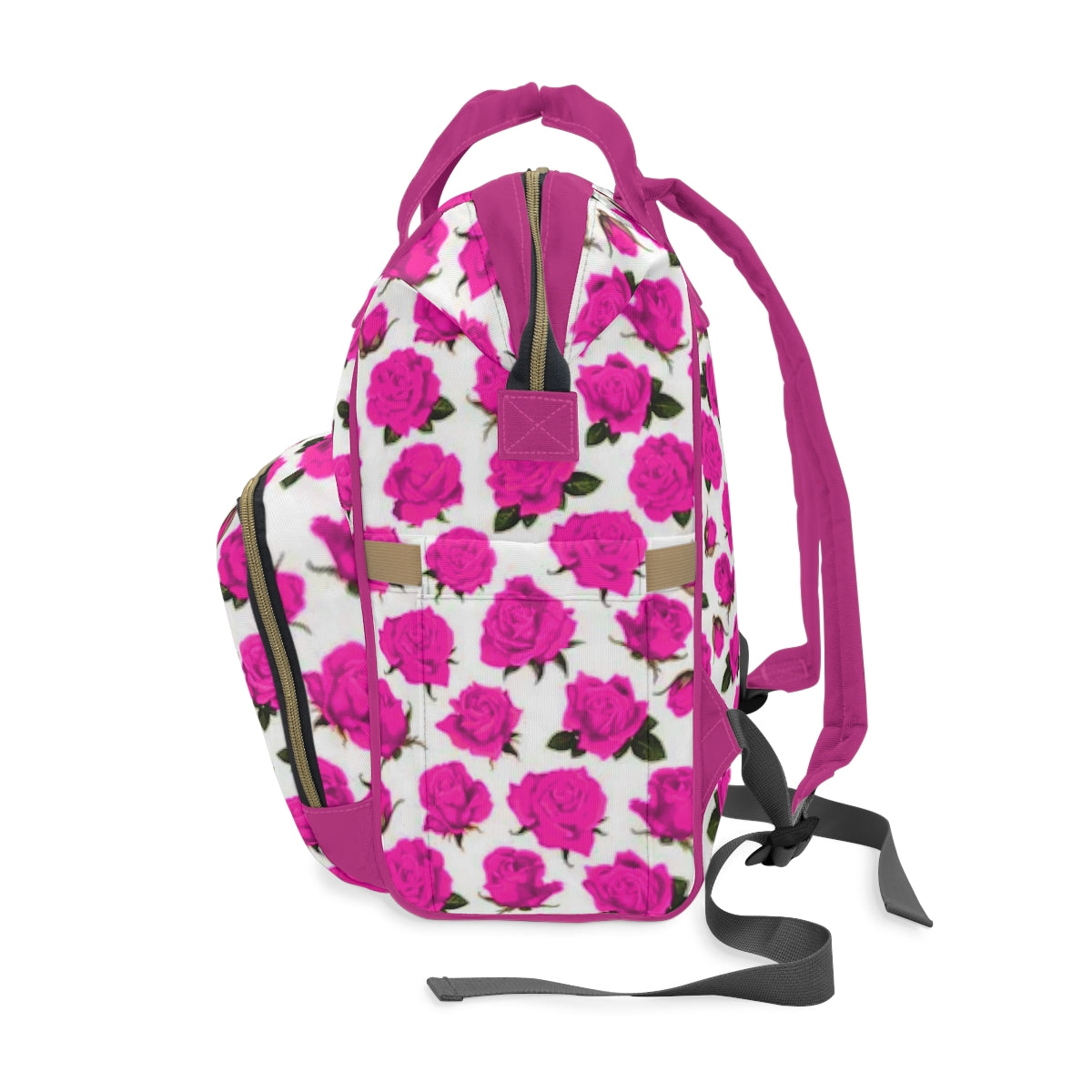 Pink Roses Multifunctional Backpack