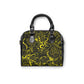 Cute Flower Black & Yellow Shoulder Handbag