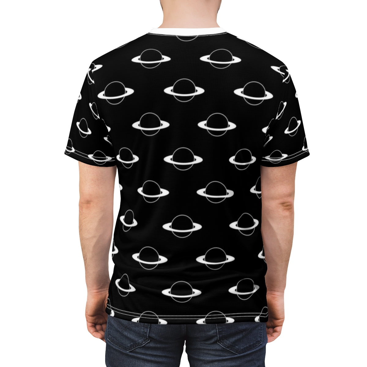 Black & White Planet Cut & Sew Tee