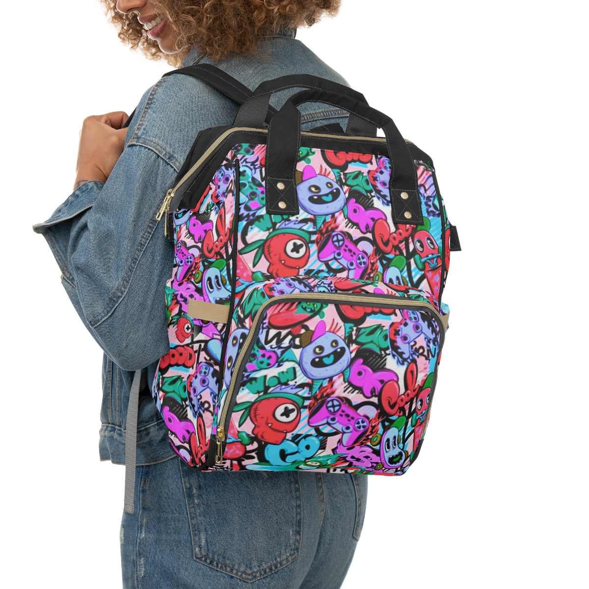 Stylish Cartoon Multifunctional Backpack