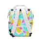 Tropical Leaves Multifunctional Backpack