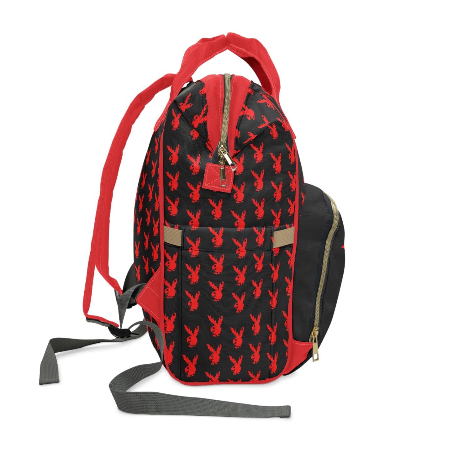 Play Boy Black & Red Multifunctional Backpack