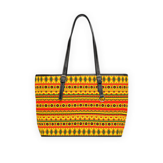 Ethnic Tribal PU Leather Shoulder Bag