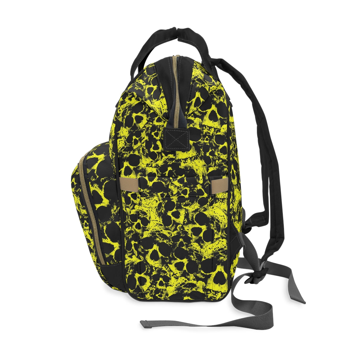 Yellow Skull Gang Multifunctional Backpack