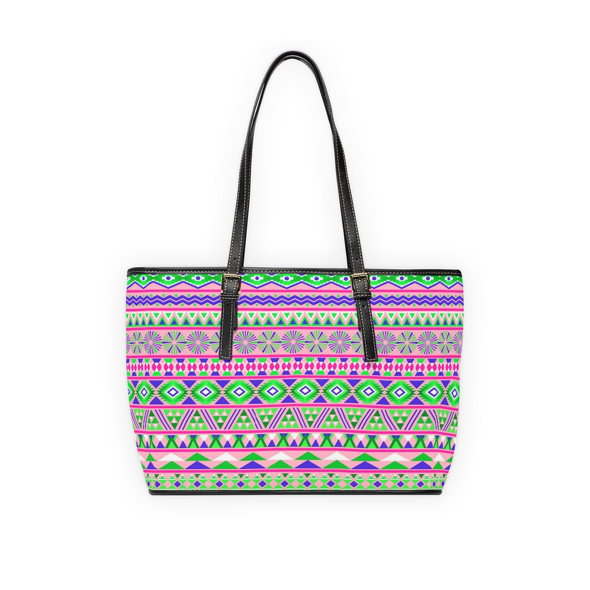 Ethnic Tribal PU Leather Shoulder Bag