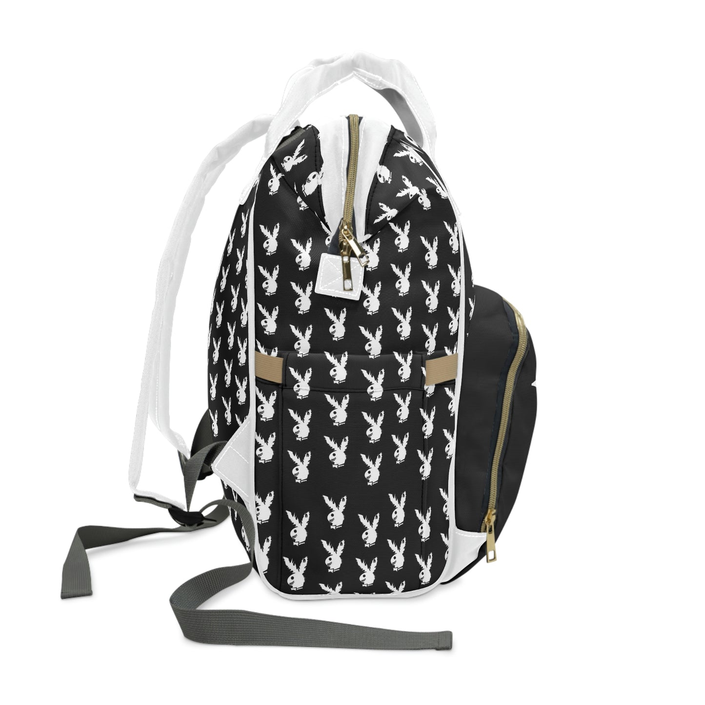 Play Boy Black & White Multifunctional Backpack