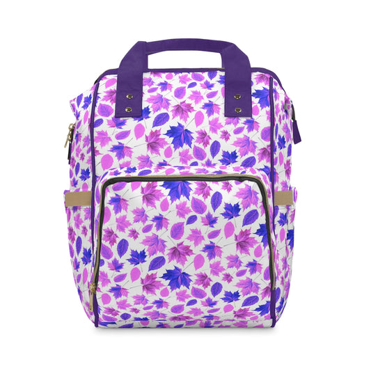 Colorful Autumn Leaves Multifunctional Backpack