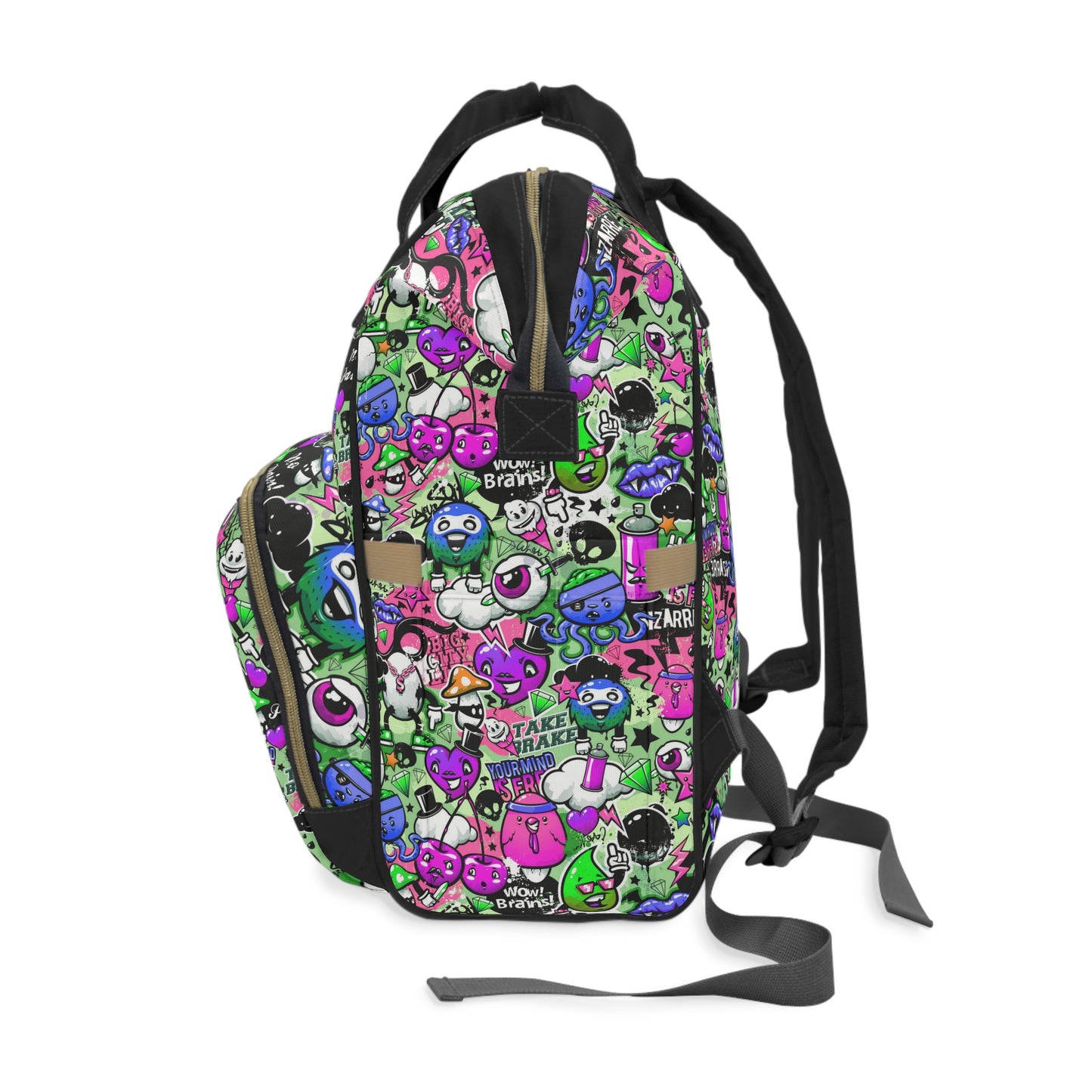 Graffiti Style Multifunctional Backpack