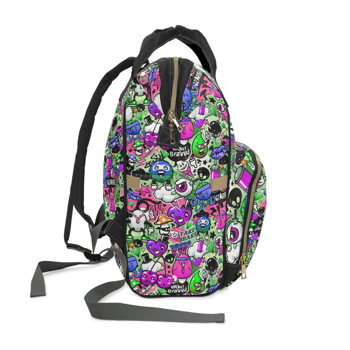 Graffiti Style Multifunctional Backpack