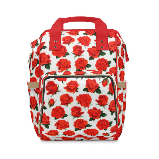 Red Roses Multifunctional Backpack