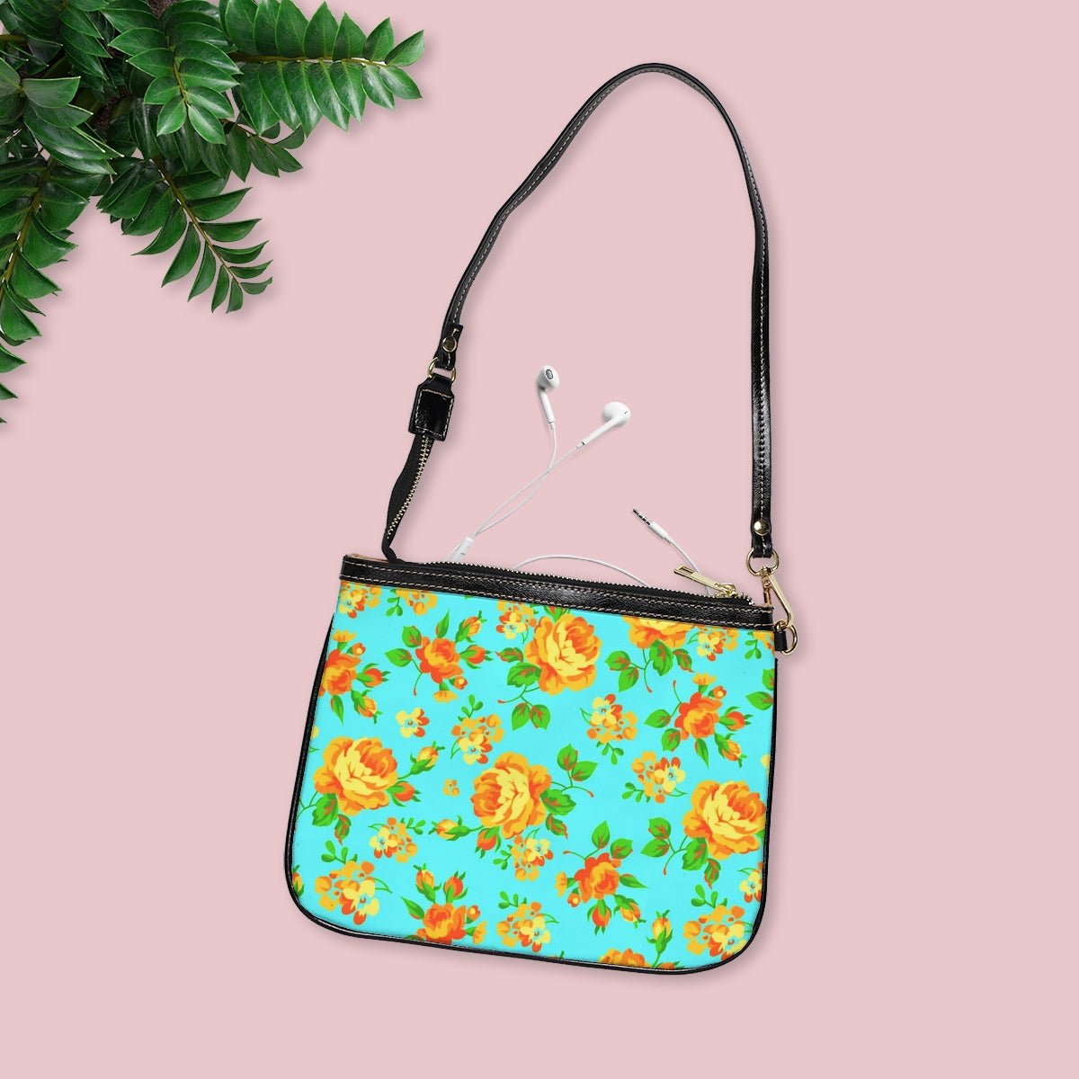 Beautiful Yellow Roses Small Shoulder Bag