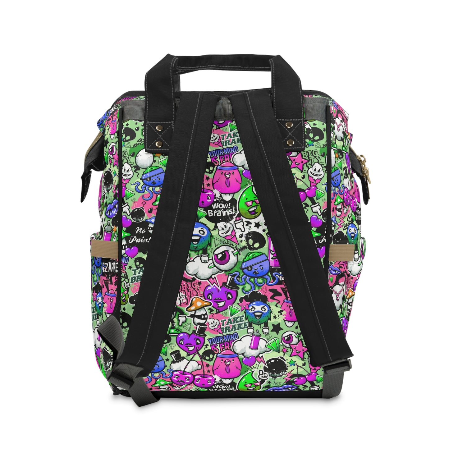 Graffiti Style Multifunctional Backpack